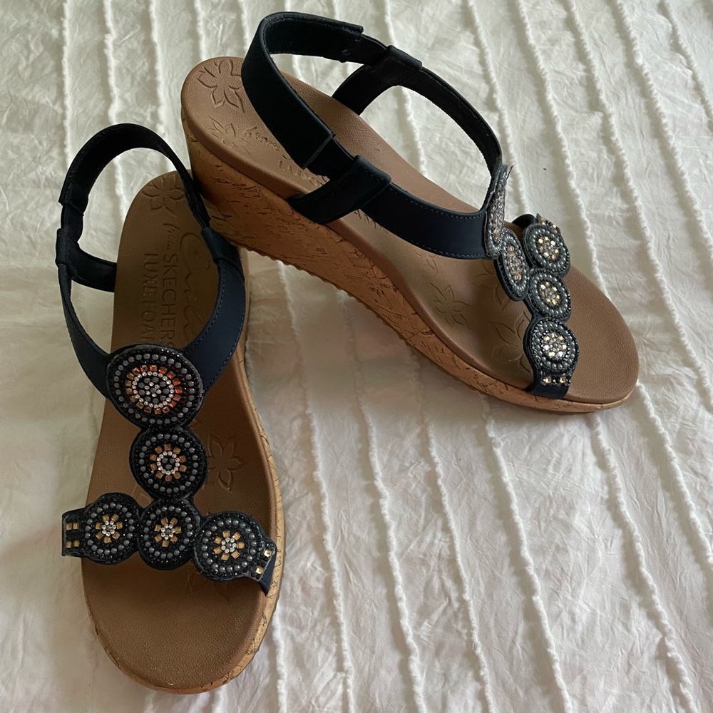 Skecher’s Beverlee Wedge Sandal